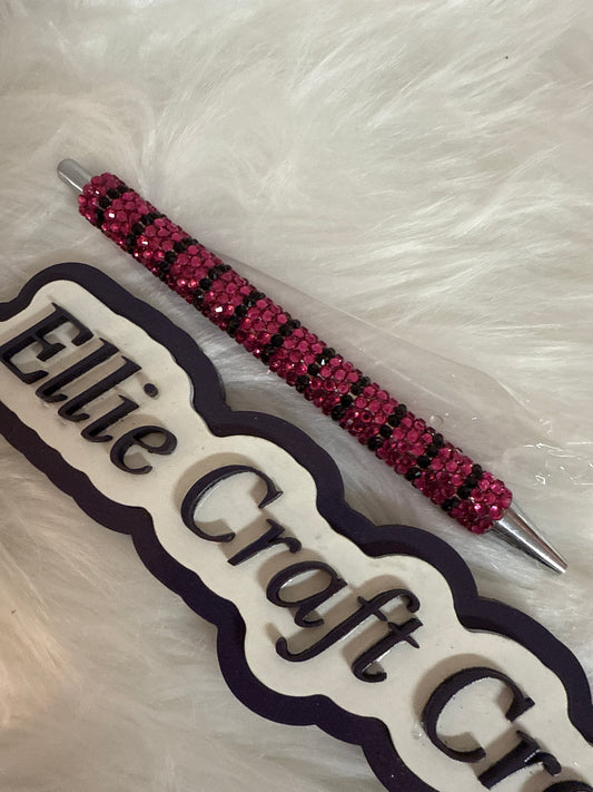 #17 Pink and Black Pen