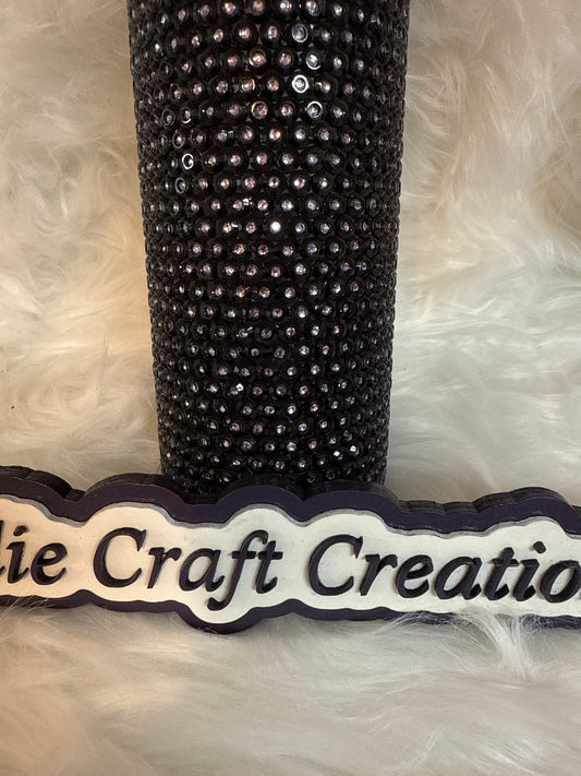 #21 20oz Stainless Steel Black and Lavender Tumbler