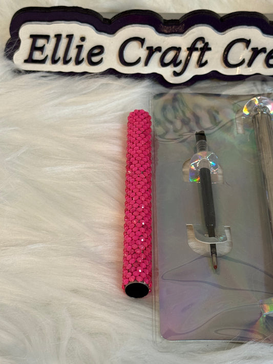 #15 Pink Rhinestone Pen