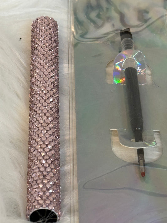 #4 Light Pink Rhinestone Pen