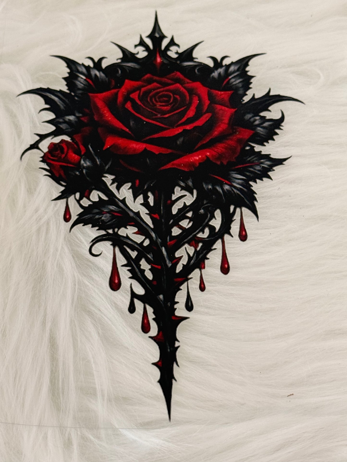 Gothic Red Rose