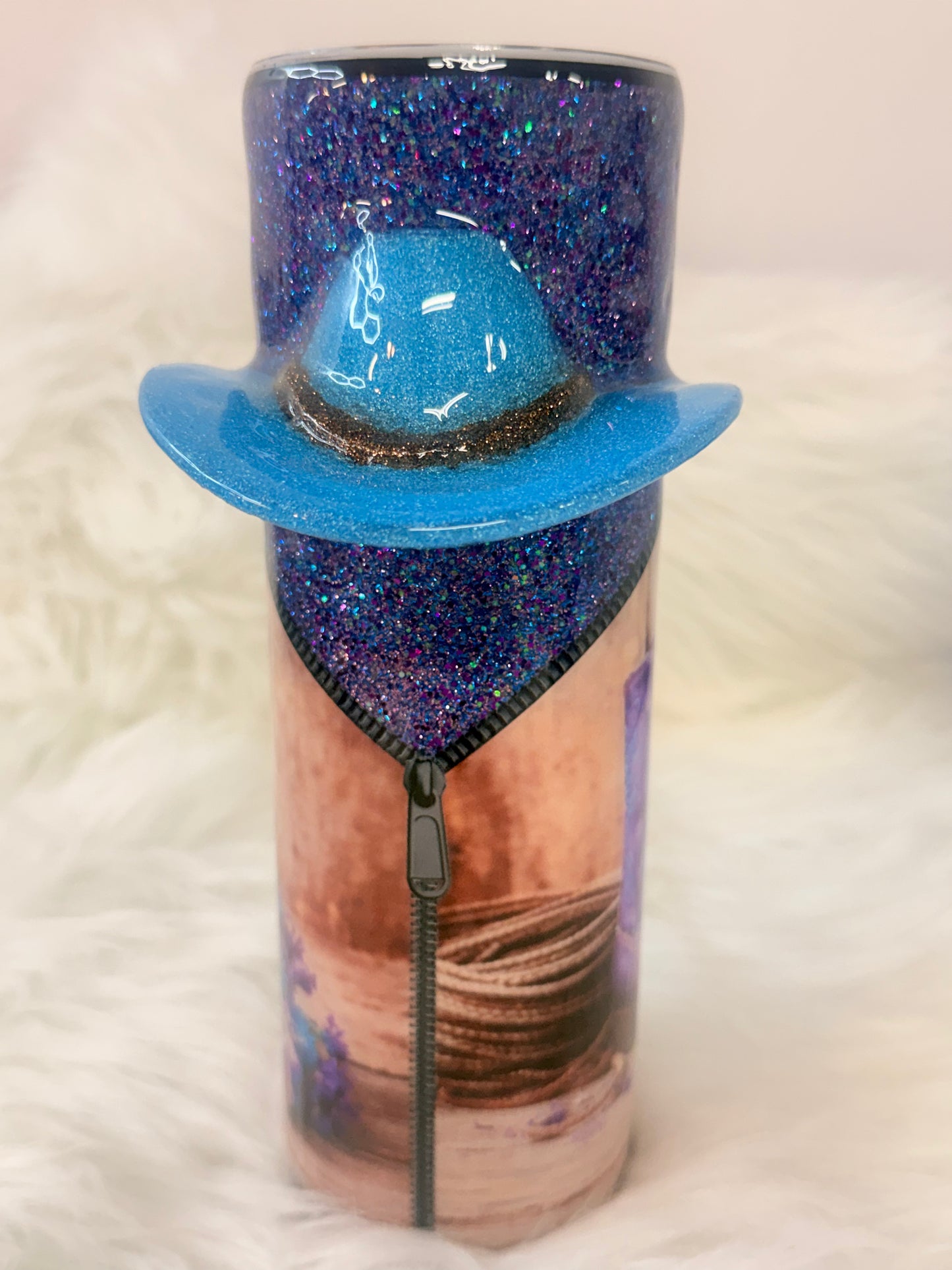 30oz Skinny Cowboy Hat Tumbler