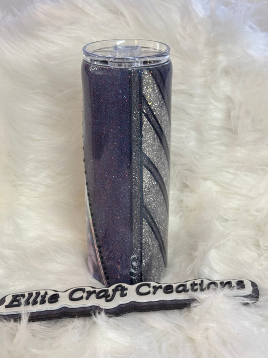 #13 20oz Skinny Purple Stay Humble