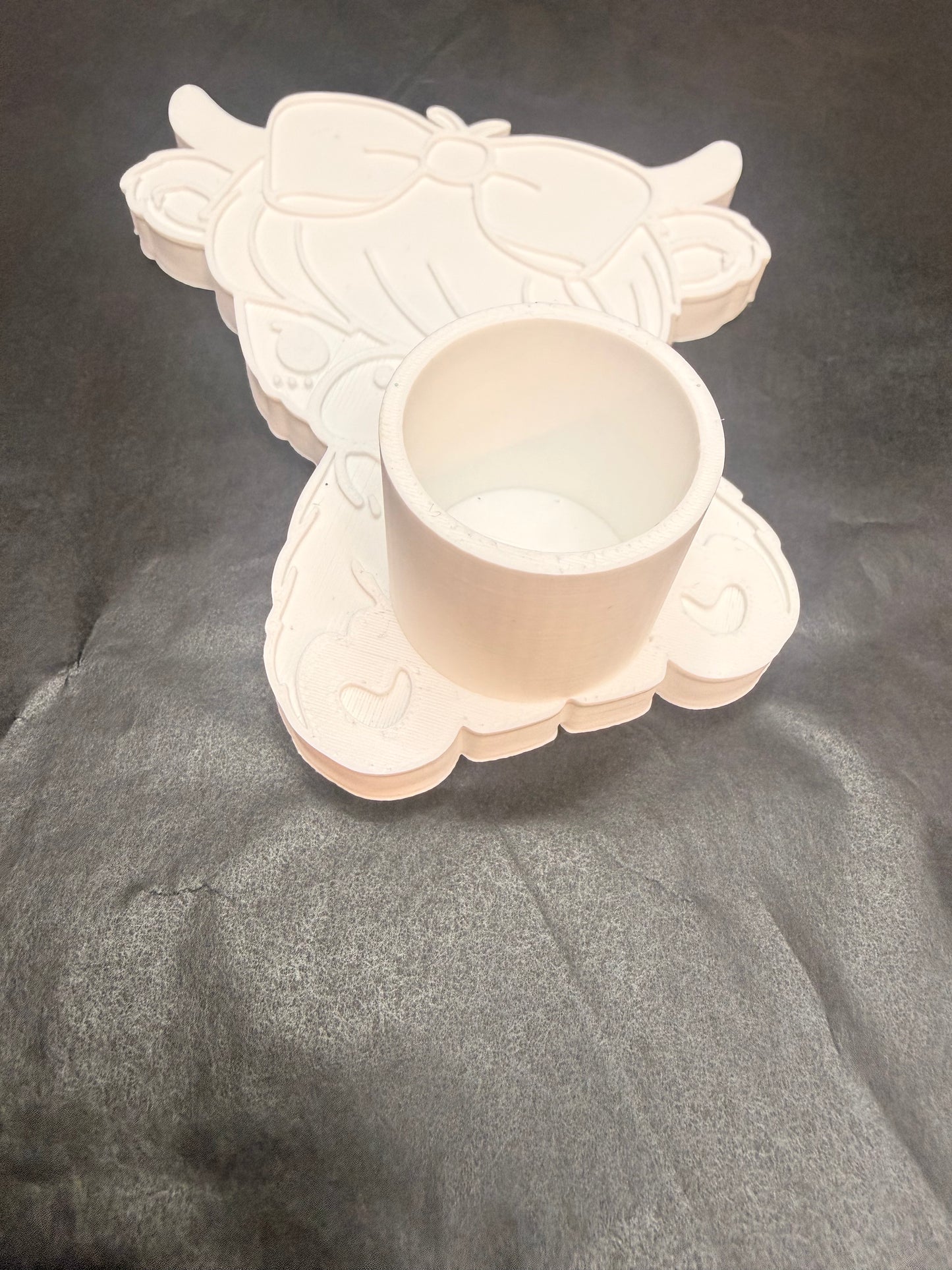 Highland Cow Tumbler Stand