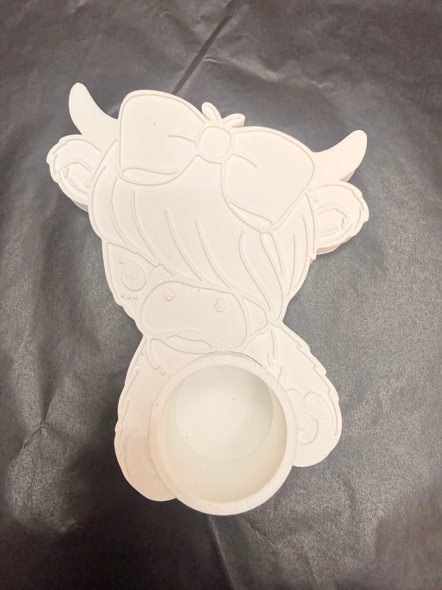 Highland Cow Tumbler Stand
