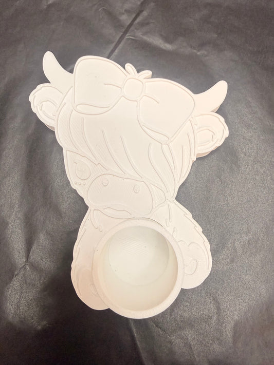 Highland Cow Tumbler Stand