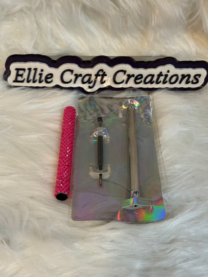 #15 Pink Rhinestone Pen