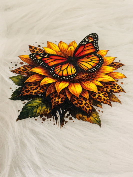 Leopard Sunflower/Butterfly