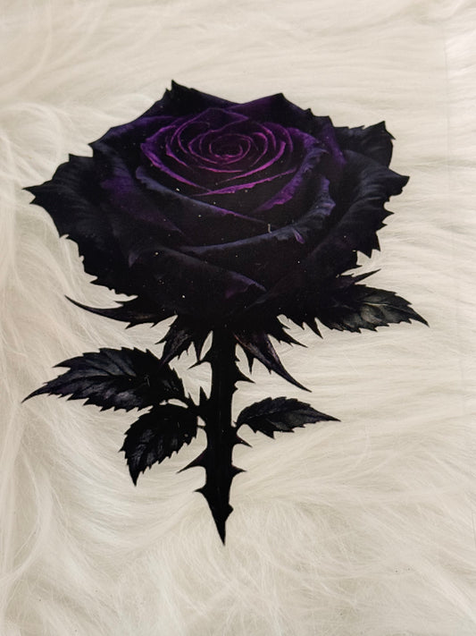 Gothic Rose - Purple/Black