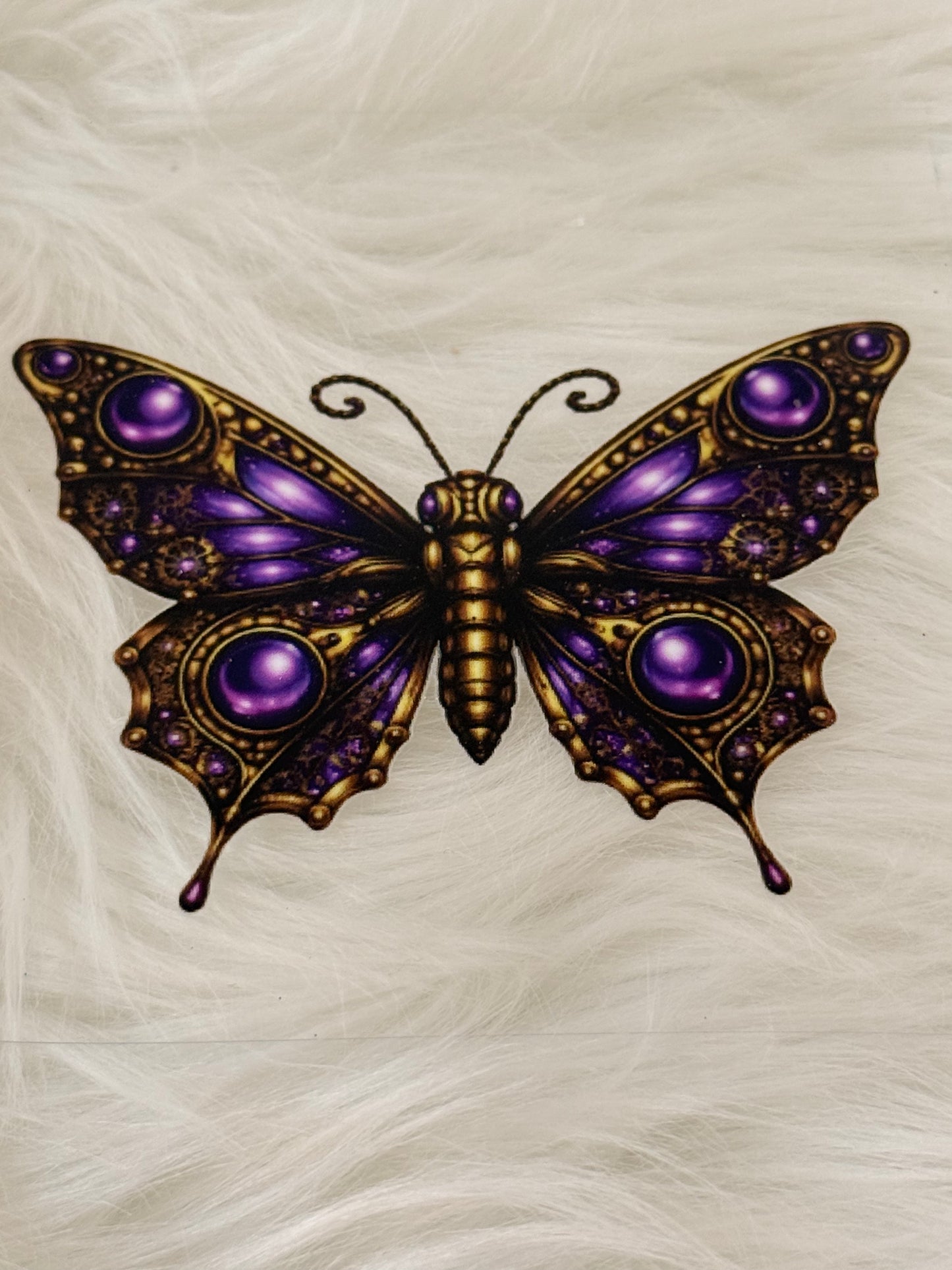Purple Steam punk Butterfly