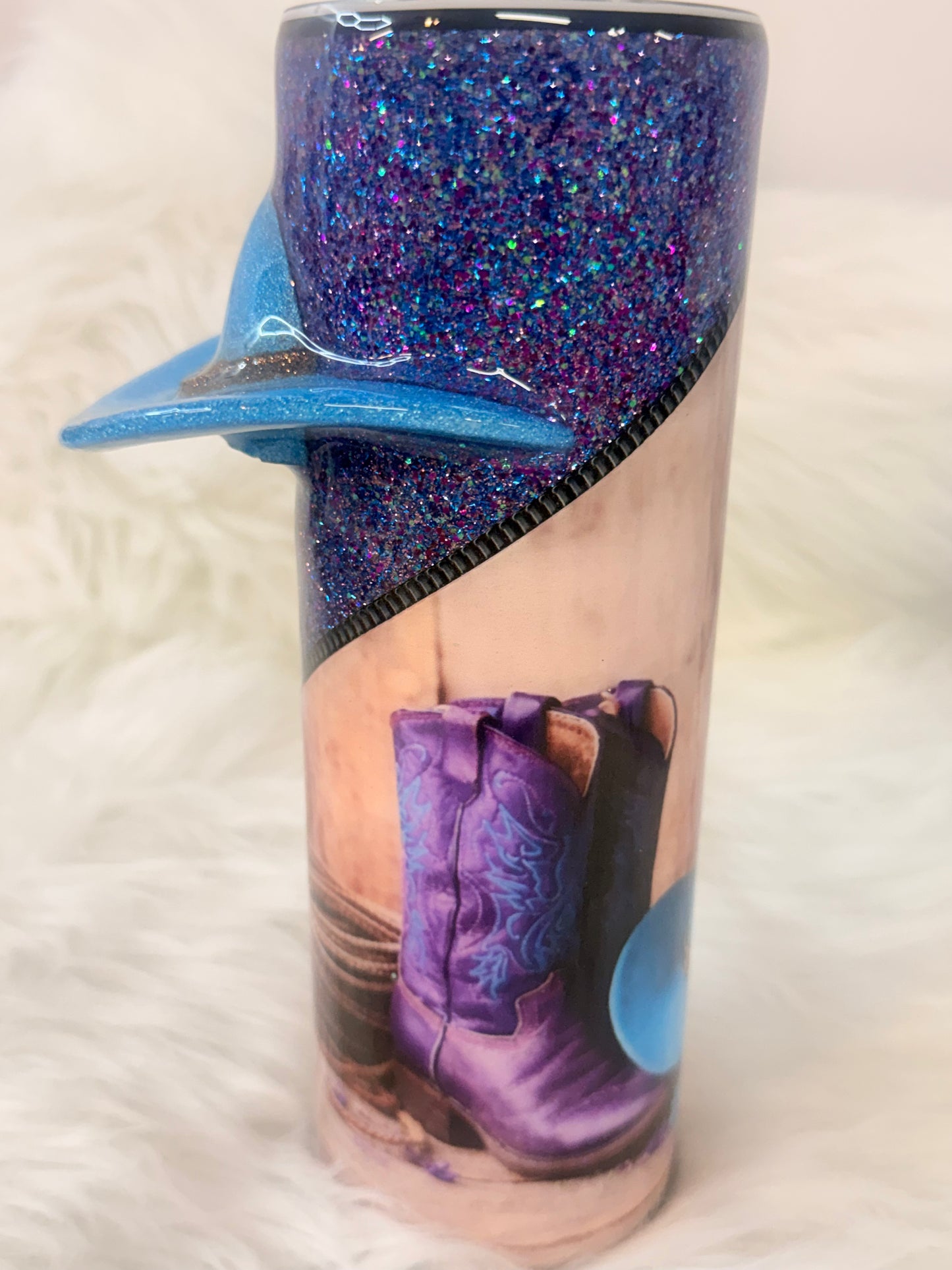 30oz Skinny Cowboy Hat Tumbler
