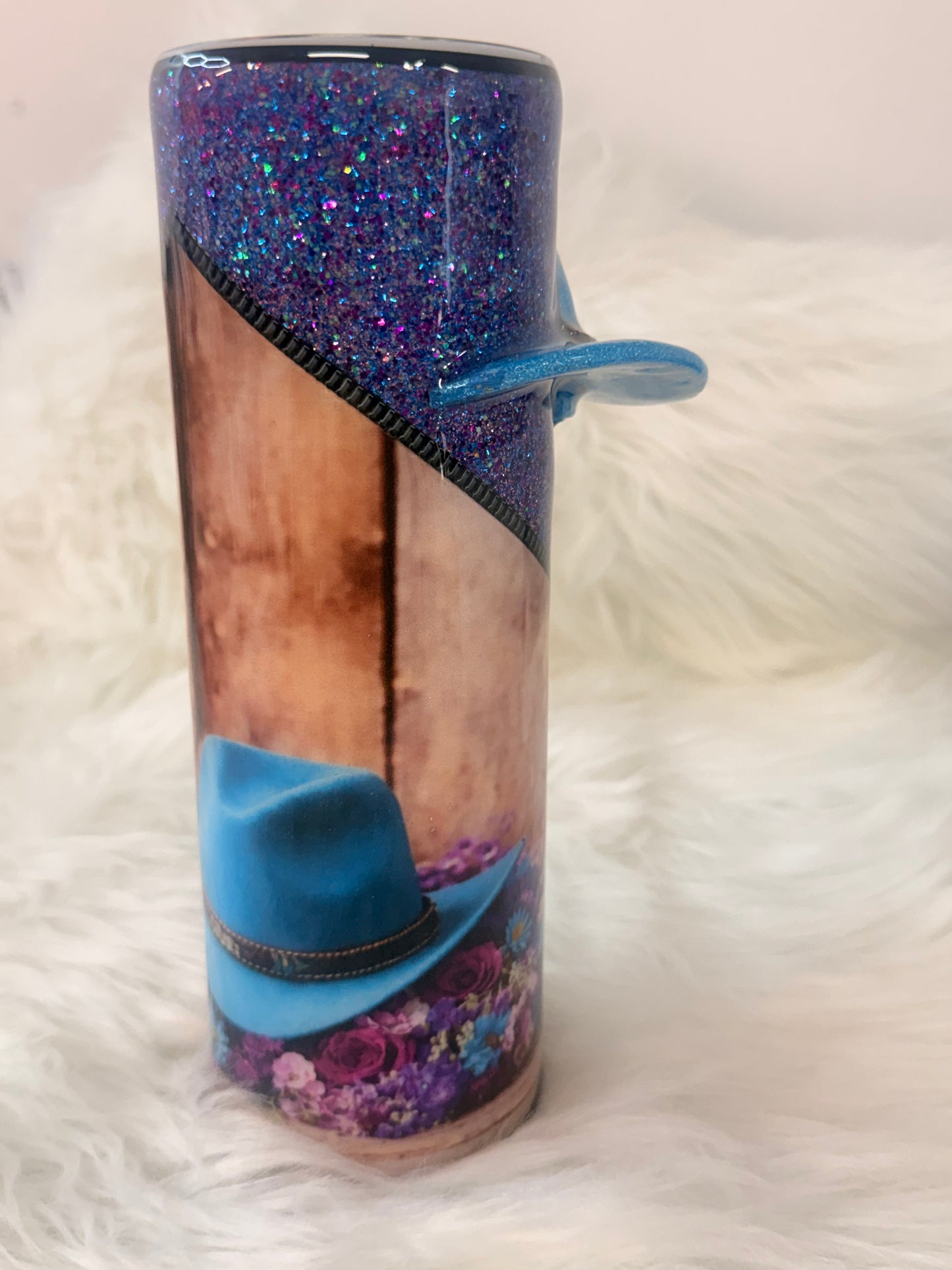 30oz Skinny Cowboy Hat Tumbler