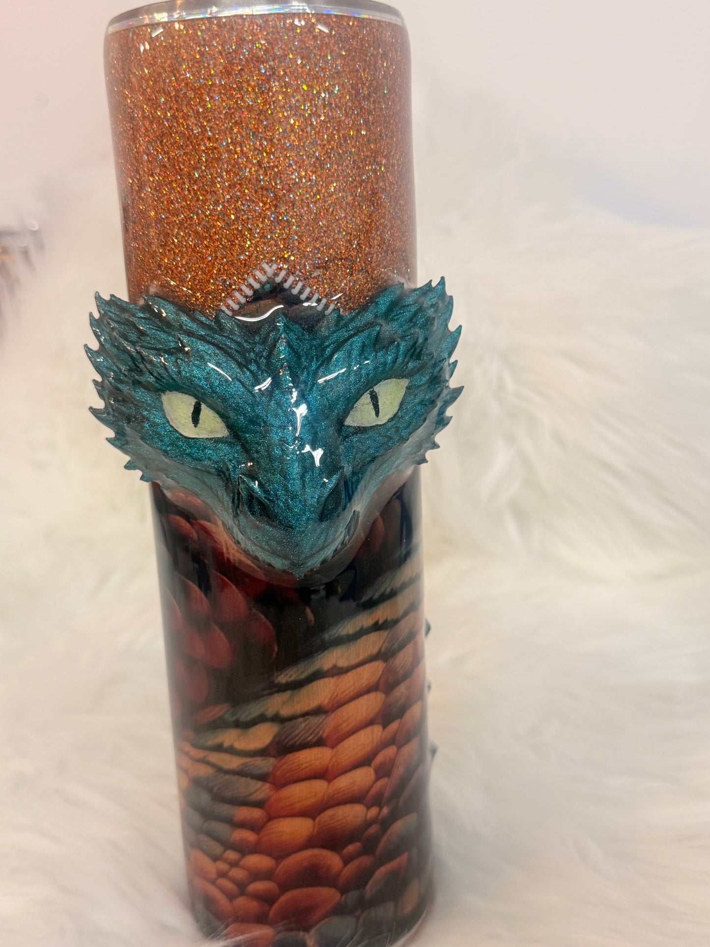 32oz Plump Stainless Dragon Tumbler