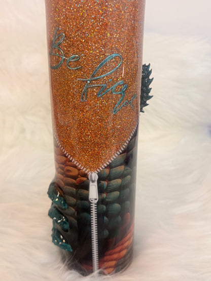 32oz Plump Stainless Dragon Tumbler